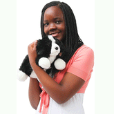 Hansa Border Collie Puppy Puppet